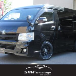 2011 Toyota Hiace Wagon black gasoline used car Japan export