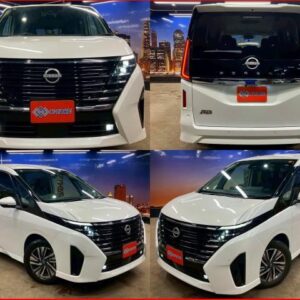 2023 Nissan Serena pearl gasoline used car Japan export