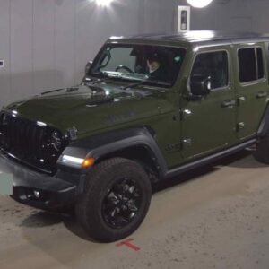 2021 Chrysler Jeep Jeep Wrangler Unlimited green gasoline used car Japan export