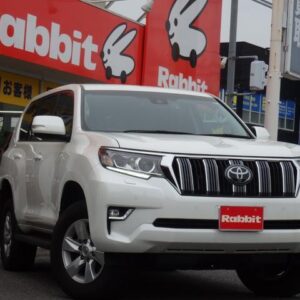 2022 Toyota Land Cruiser Prado pearl gasoline used car Japan export
