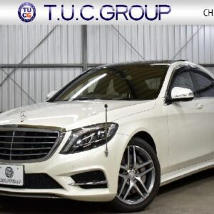 2015 Mercedes Benz S-Class white diesel used car Japan export