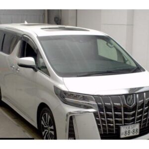 2022 Toyota Alphard pearl gasoline used car Japan export