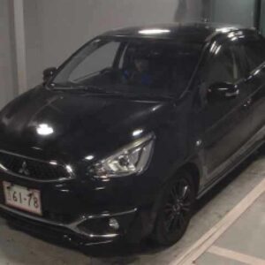 2019 Mitsubishi Mirage black gasoline used car Japan export