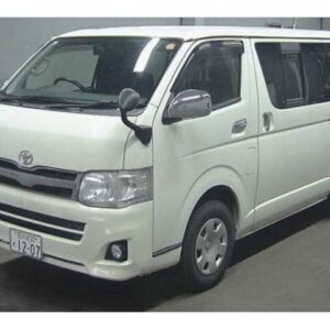 2012 Toyota Regius Ace Van white diesel used car Japan export