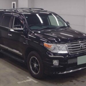2014 Toyota Land Cruiser black gasoline used car Japan export