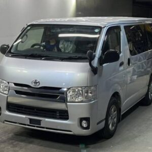 2014 Toyota Hiace Van silver gasoline used car Japan export