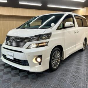 2013 Toyota Vellfire pearl gasoline used car Japan export