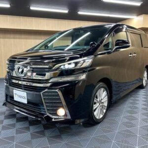 2016 Toyota Vellfire black gasoline used car Japan export