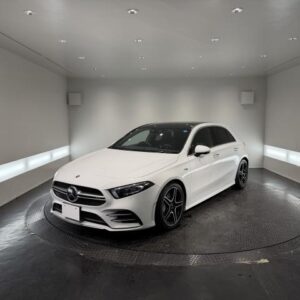 2020 Mercedes Amg A-Class white gasoline used car Japan export