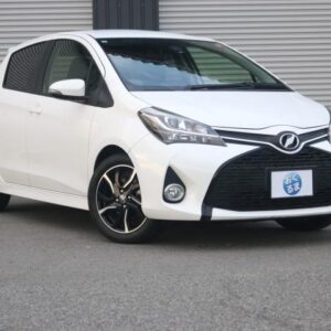 2016 Toyota Vitz white gasoline used car Japan export