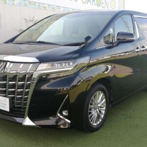 2021 Toyota Alphard black gasoline used car Japan export