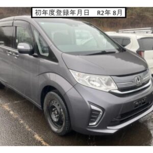 2020 Honda Stepwagon gray gasoline used car Japan export