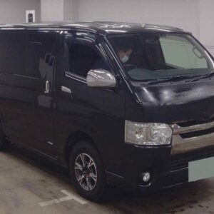 2015 Toyota Regius Ace Van black diesel used car Japan export