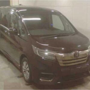 2017 Honda Stepwagon Spada black gasoline used car Japan export