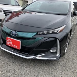 2017 Toyota Prius Phv black hybrid used car Japan export