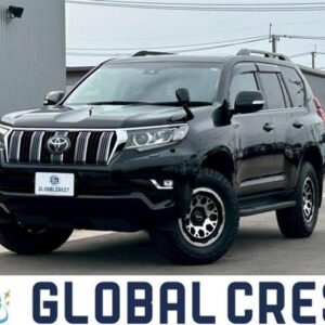 2023 Toyota Land Cruiser Prado black diesel used car Japan export