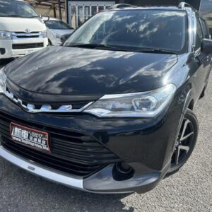 2015 Toyota Corolla Fielder black hybrid used car Japan export