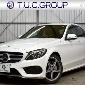 2014 Mercedes Benz C-Class white gasoline used car Japan export