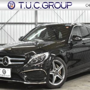 2018 Mercedes Benz C-Class black gasoline used car Japan export