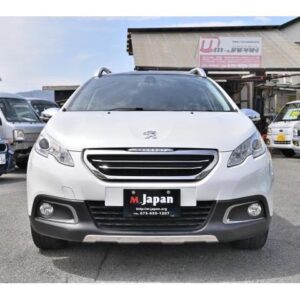 2015 Peugeot 2008 white gasoline used car Japan export