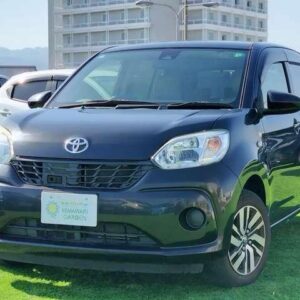 2017 Toyota Passo black gasoline used car Japan export