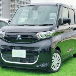 2023 Mitsubishi Ek Space black hybrid used car Japan export