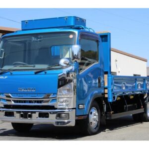 2017 Isuzu Elf Truck blue diesel used car Japan export
