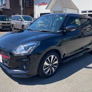 2019 Suzuki Swift black gasoline used car Japan export