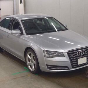 2013 Audi A8 silver gasoline used car Japan export