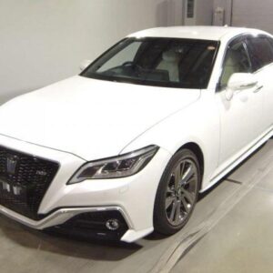 2021 Toyota Crown Hybrid pearl gasoline used car Japan export