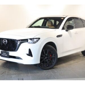 2023 Mazda Cx-60 white hybrid used car Japan export