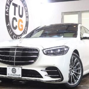2021 Mercedes Benz S-Class white gasoline used car Japan export