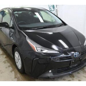 2020 Toyota Prius black hybrid used car Japan export