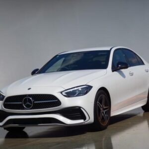 2025 Mercedes Benz C-Class white gasoline used car Japan export