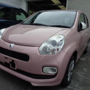 2015 Toyota Passo pink gasoline used car Japan export