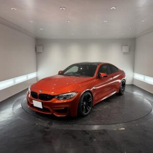 2014 Bmw M4 orange gasoline used car Japan export