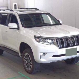 2022 Toyota Land Cruiser Prado pearl gasoline used car Japan export