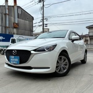 2020 Mazda Mazda2 white gasoline used car Japan export