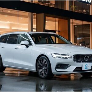 2021 Volvo V60 pearl hybrid used car Japan export