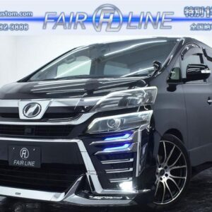 2012 Toyota Vellfire black gasoline used car Japan export