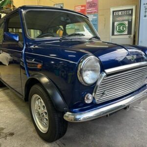 2000 Rover Mini blue gasoline used car Japan export
