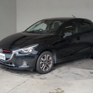 2014 Mazda Demio black diesel used car Japan export