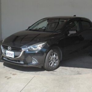 2017 Mazda Demio black gasoline used car Japan export