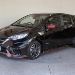 2017 Nissan Note black hybrid used car Japan export