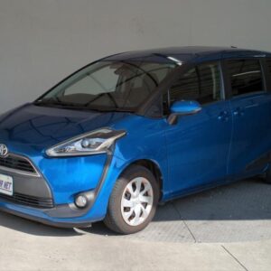 2017 Toyota Sienta blue gasoline used car Japan export
