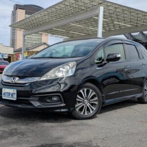 2014 Honda Fit Shuttle Hybrid black hybrid used car Japan export