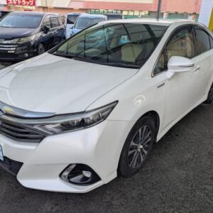 2014 Toyota Sai pearl hybrid used car Japan export