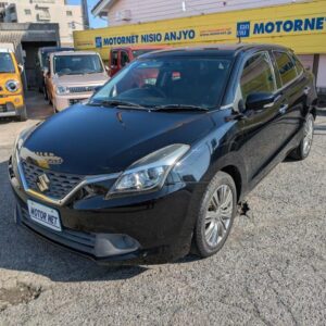 2016 Suzuki Baleno black gasoline used car Japan export