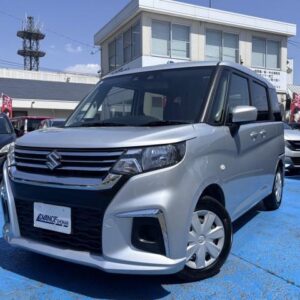 2023 Suzuki Solio silver gasoline used car Japan export