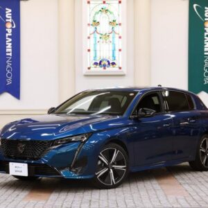 2025 Peugeot 308 blue hybrid used car Japan export